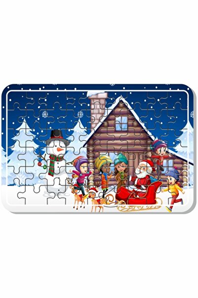 LİPYOS Araba Ve Taşıtlar, Lunapark, Yeniyıl Kardan Adam, Sevimli Hayvanlar Ahşap Puzzle Set