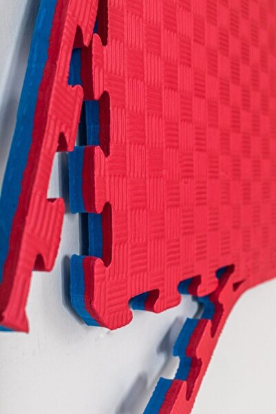 Duyu Atölyesi Kırmızı Mavi 26mm Tatami Minder Zemin Kaplama 100x100cm 26 Mm K...