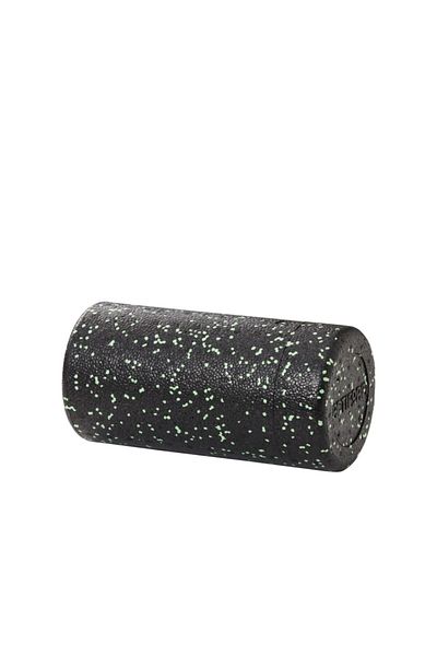 Actifoam Black Serrated Pilates Roller Yoga Exercise Massage Roller 30 cm