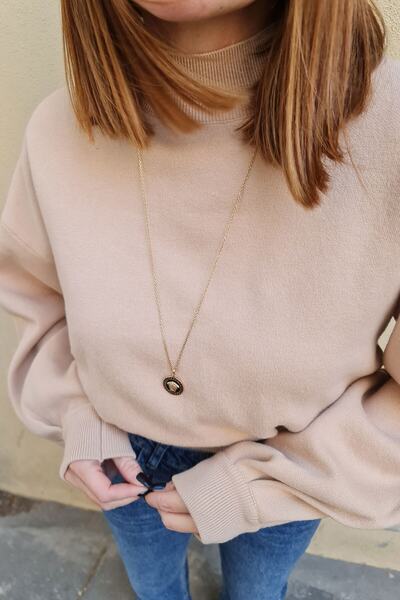 Dilvin Πλισέ πουλόβερ με μισή φούστα ψαρά