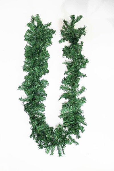 Happyland إكليل فرع الصنوبر الاصطناعي الأخضر زينة عيد الميلاد 230 سم نموذج مت...