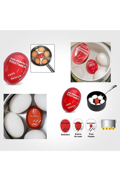 Biomak Egg Timer Stunt Egg Timer Egg Cooking Apparatus with Kaysı Thickener