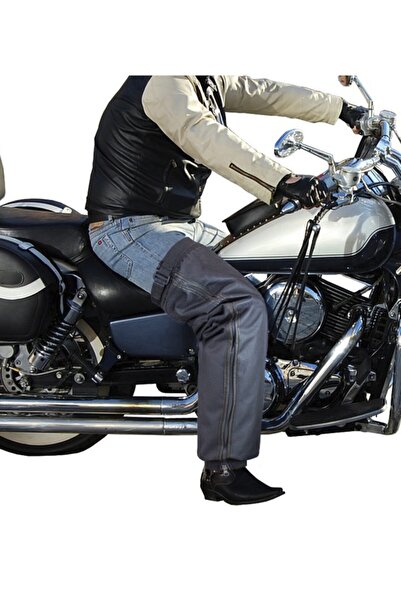 joseki Motosiklet Su Yağmur Geçirmez Dizlik Diz Boyu Yağmurluk Pantolon Üstü Siyah