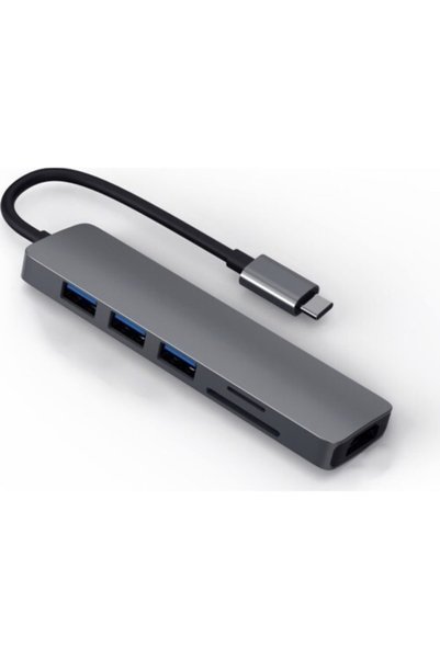 Daytona Ch13 Type-c To 3*usb 3.0 4k Ultra Hd Hdmı Sd Tf Kart Girişli 6ın1 Çev...