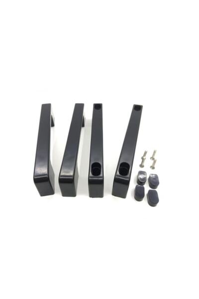 Shower Cabin Door Handle Abs Plastic Body Luxury Moon Handle 4pcs Set
