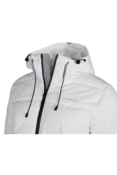 lumberjack Λευκό γυναικείο casual παλτό - 1w Sn31 Apreski Coat, 1010445280