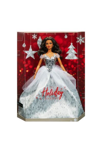 Barbie 2021 Mutlu Yıllar Bebeği Kumral Gxl20