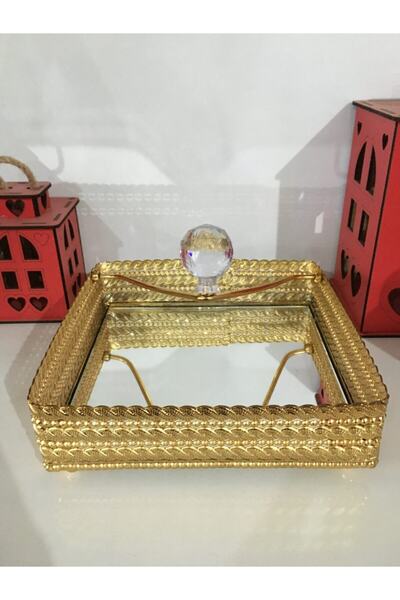 İnci Metal Ferforje Aynalı Peçetelik