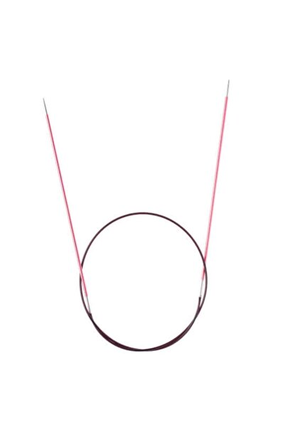 BALIM ÖRGÜ EVİ إبرة حياكة Knitpro Zing مقاس 80 سم مع خط صيد سمك 2.00 مم