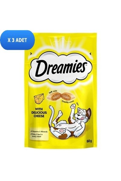 Dreamies Peynirli Kedi Ödülü 60 Gr 3 Adet