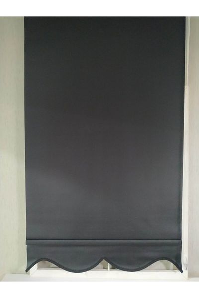 storyperde Sliced Black Roller Blinds
