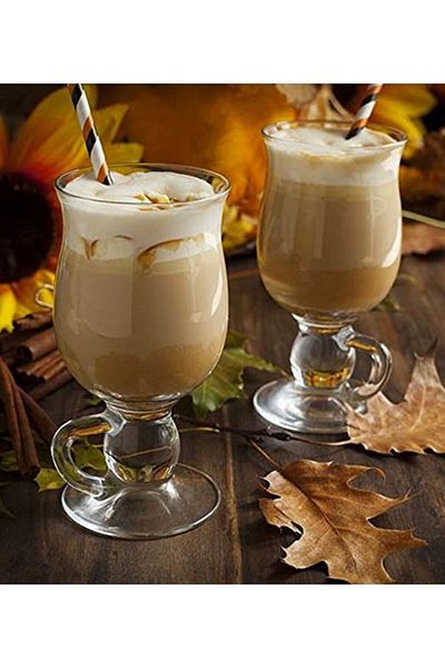 Paşabahçe Irish Coffee Latte Glass with Handle, 2 Iced Coffee Glasses, Glasses