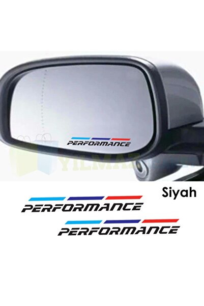 yılmazetic Bmw M Performance Ayna Torpido Direksiyon Oto Sticker Etiket Yapış...