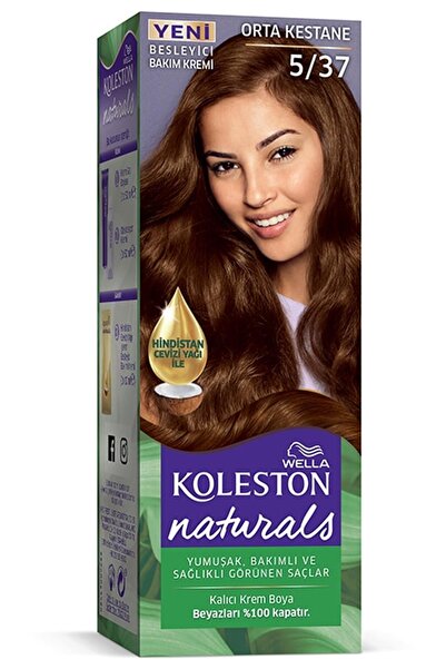 wella koleston : Koleston Naturals Saç Boyası 5/37 Orta Kestane Kategori: Saç...