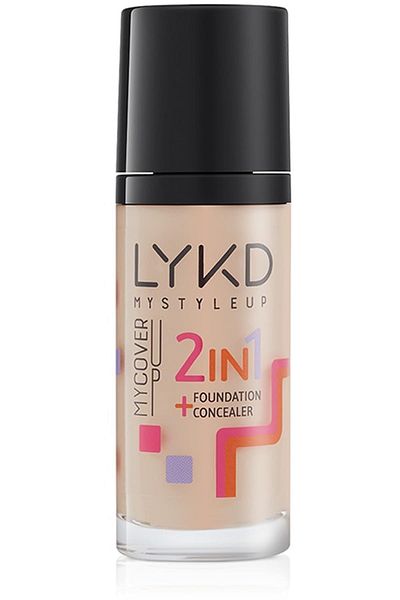 lykd 133 Rose Almond 2 in 1 Foundation