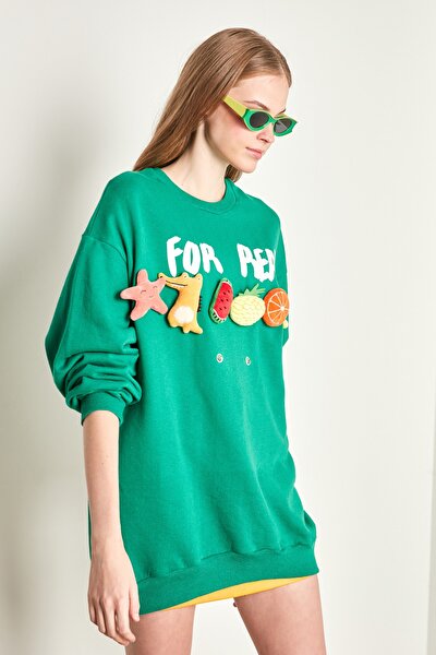 Y-London Sweatshirt - Green - Regular