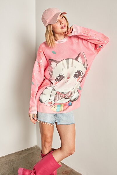 Y-London Sweater - Pink - Regular
