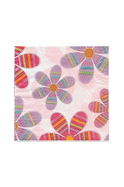 craftsy M Desing Desenli Kağıt Peçete 33x33 Cm 80 Adet