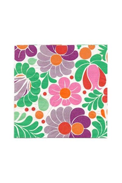 craftsy M Desing Desenli Kağıt Peçete 33x33 Cm 80 Adet