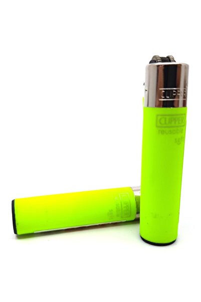 Clipper Çakmak Micro 2li Set Fosforlu Yeşil