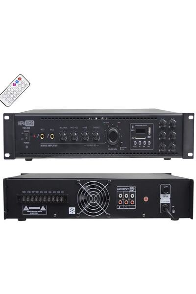 Hepa-Merz Hepa Merz Hm350 - 6 Bölgeli anfi 350 Watt 6 Zone Mikser Amfi Usb Bl...