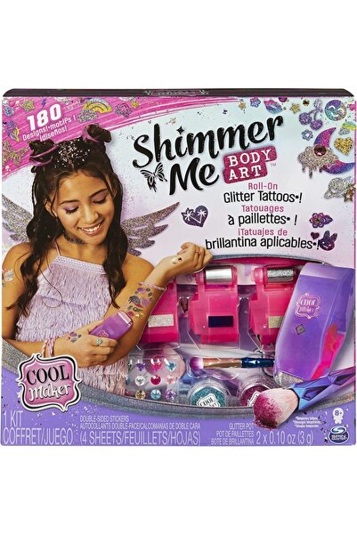 Spinmaster Cool Maker Shimmer Me - Studio pro tělové umění a třpytivé efekty