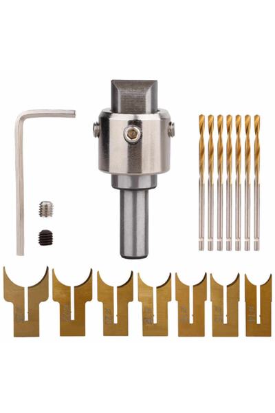 Genel Markalar Matkap Için Ahşap Yuvarlak Şekillendirme Seti (tesbih Boncuk Seti)