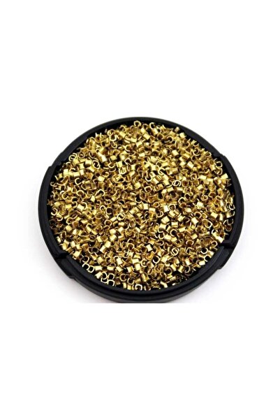 yfhobi 100 Adet - 2 Mm Metal Açık Bit, Ara Malzeme Sıkıştırma, Ham Pirinç