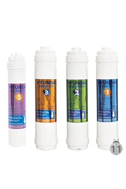 Hyundai Tüm Su Arıtma Cihazlarına Uyumlu 1-2-3-5 Filtre Takımı