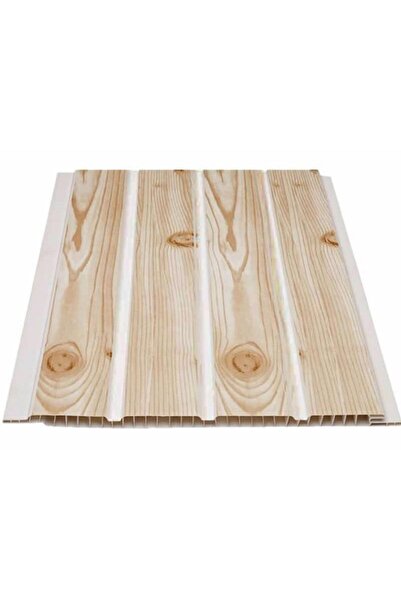 SerProfil Fındık Ahşap Desen Plastik Pvc Duvar Tavan Lambiri / 50 Adet 20cm X...