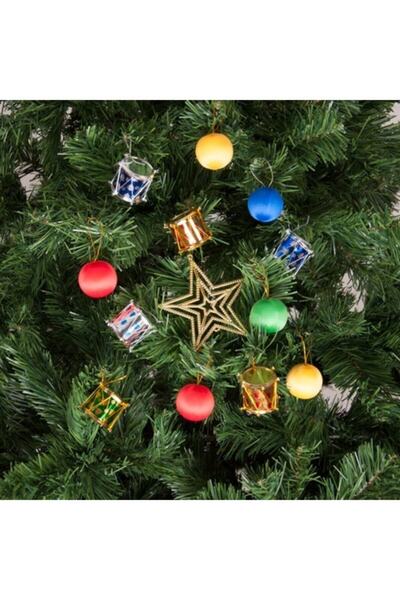 Happyland زخرفة شجرة عيد الميلاد 8 قطع