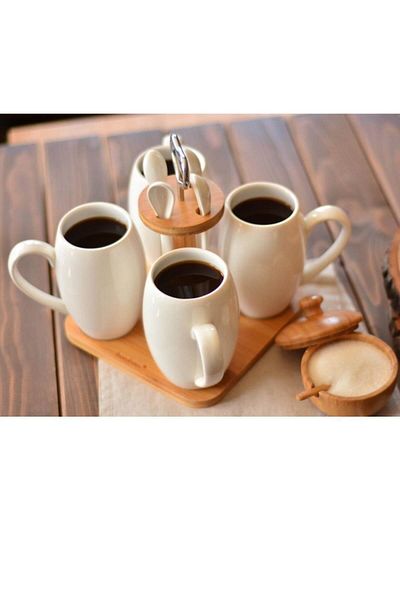 Bambum Suedo - 9 Piece Mug Set TYFROMNS187-1