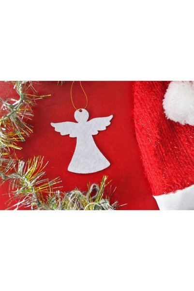 Mini Tasarım Atölyem White Angel Christmas Tree Ornament