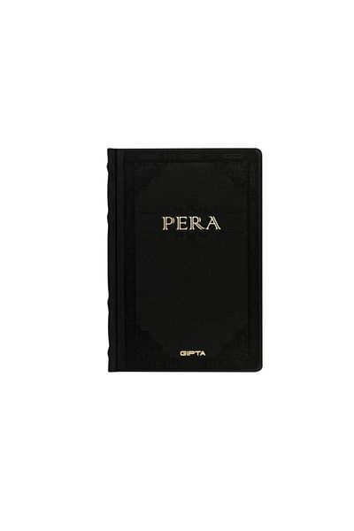Gıpta Pera 17*24 160 Sheets Unlined Concept Notebook with Faux Leather Cover
