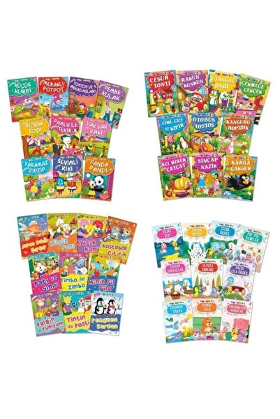 Timaş Yayınları Timaş Çocuk 1. Sınıflar Için Mini Masallar Set (40 Kitap)