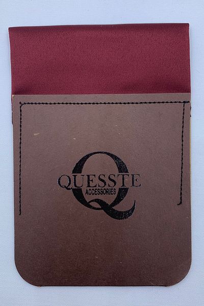 Quesste Accessory Claret Red Men's Handkerchief - Ready Folded Pocket Collar