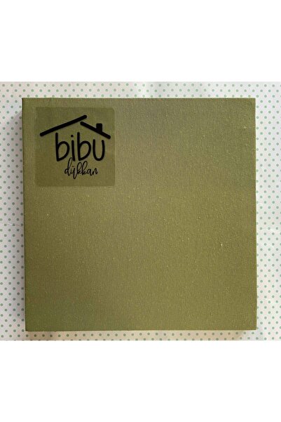 BibuPunch طوق قماش أخضر كاكي