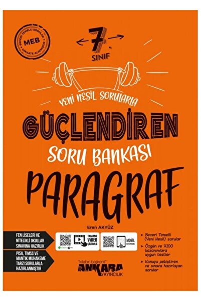KOLEKTİF 7. Sınıf Paragraf Güçlendiren Soru Bankası