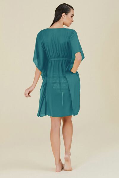 Kom Rochie scurtă de plajă Wiona - Design deschis în față