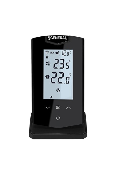 GENERAL Ht500set Akıllı Oda Termostatı Siyah