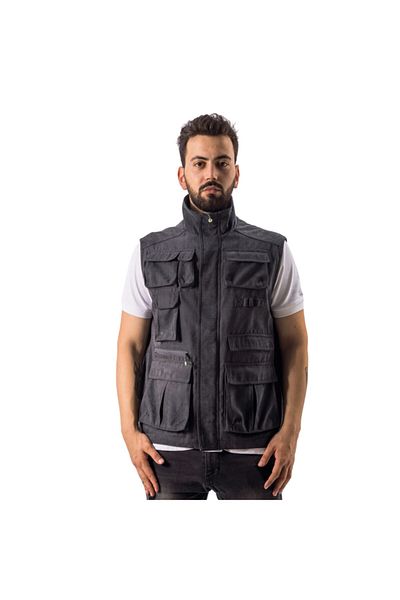 Freecamp Vest Men's Fishing Vest Anthracite