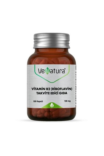VeNatura Vitamin B2 (riboflavin) Food Supplement 100 Capsules