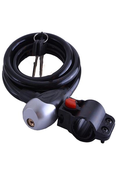 Rectus Bicycle Lock 12*150 Spiral Wrapped High Security Black