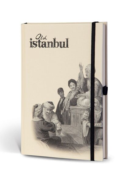 Le Color Old Istanbul Journal Striped Elastic Sark Brown