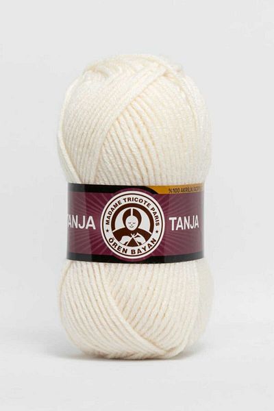 Ören Bayan Ecru Tanja Hand Knitting Thread 100 gr