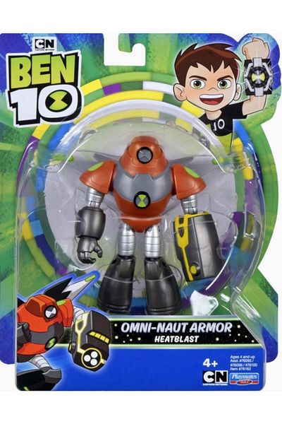 Ben 10 Ben10 Omni-naut Armor Heatblast - Original Benten Toy Figure