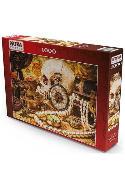 Nova Puzzle 1000 Piece Treasure Chest Puzzle