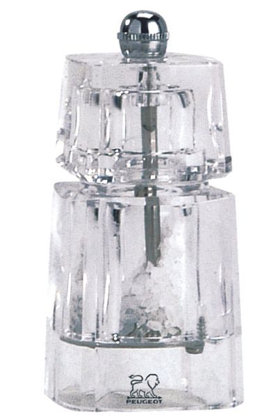 Peugeot Chaumont Acrylic Salt Mill 11 cm
