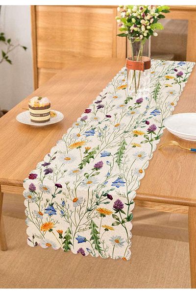 Realhomes Alergăr imprimat digital cu design floral