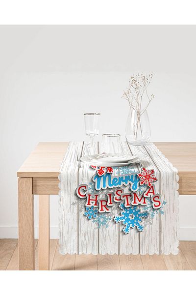 Realhomes Καλά Χριστούγεννα Digital Printed Modern Runner